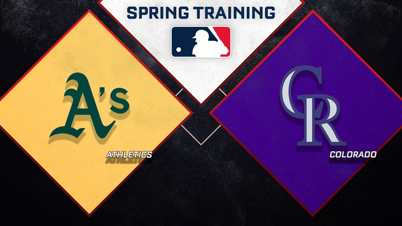 Athletics vs Colorado Rockies
