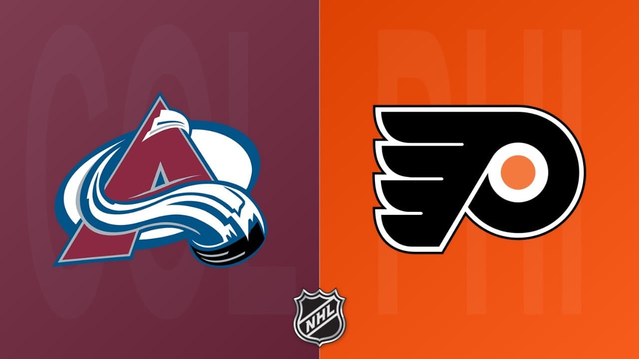 Philadelphia Flyers vs Colorado Avalanche