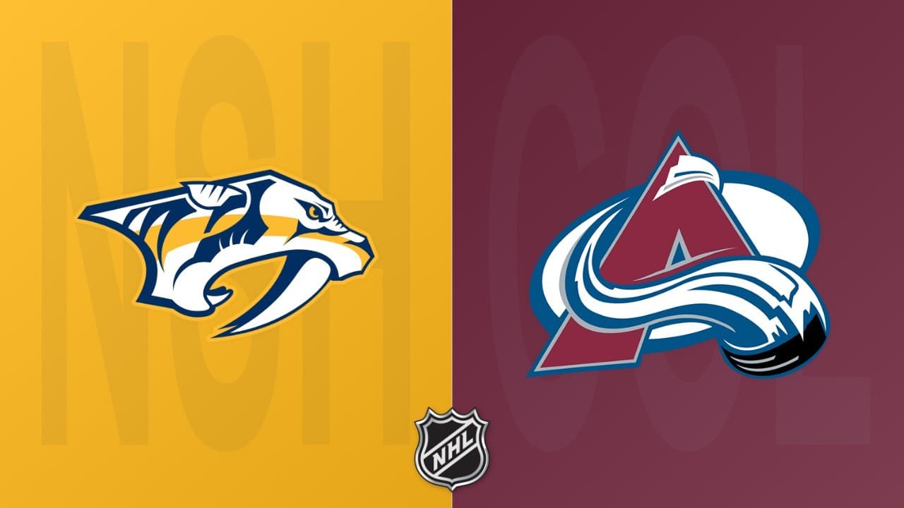 Colorado Avalanche vs Nashville Predators
