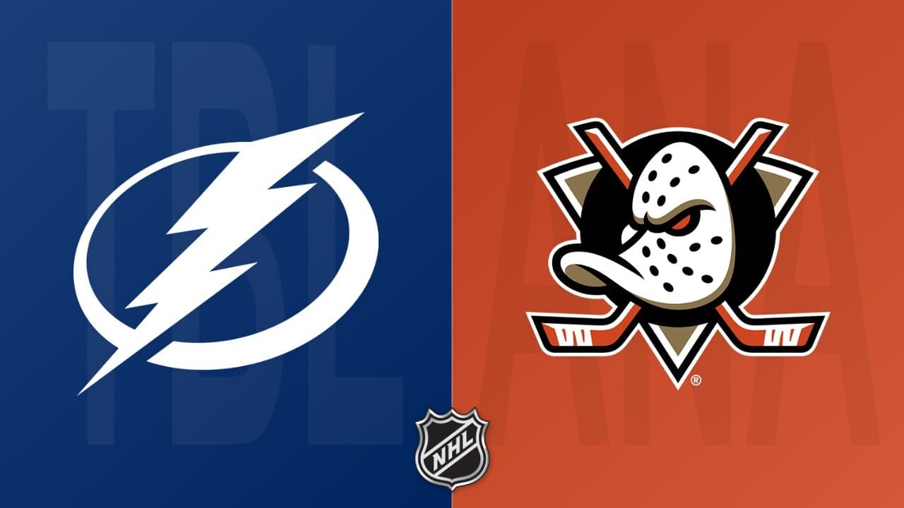 Anaheim Ducks vs Tampa Bay Lightning