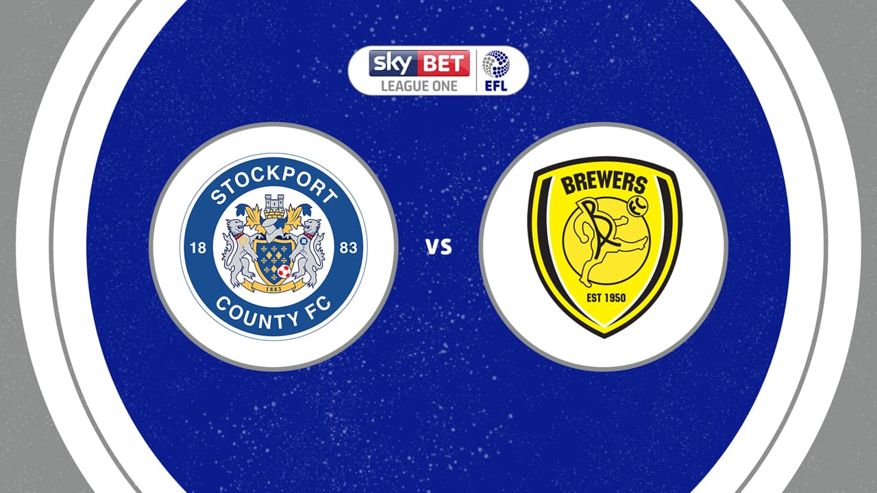Stockport County vs Burton Albion