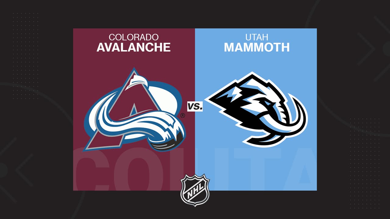 Colorado Avalanche vs Utah Mammoth