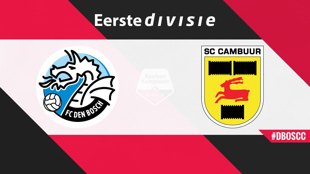 FC Den Bosch vs SC Cambuur