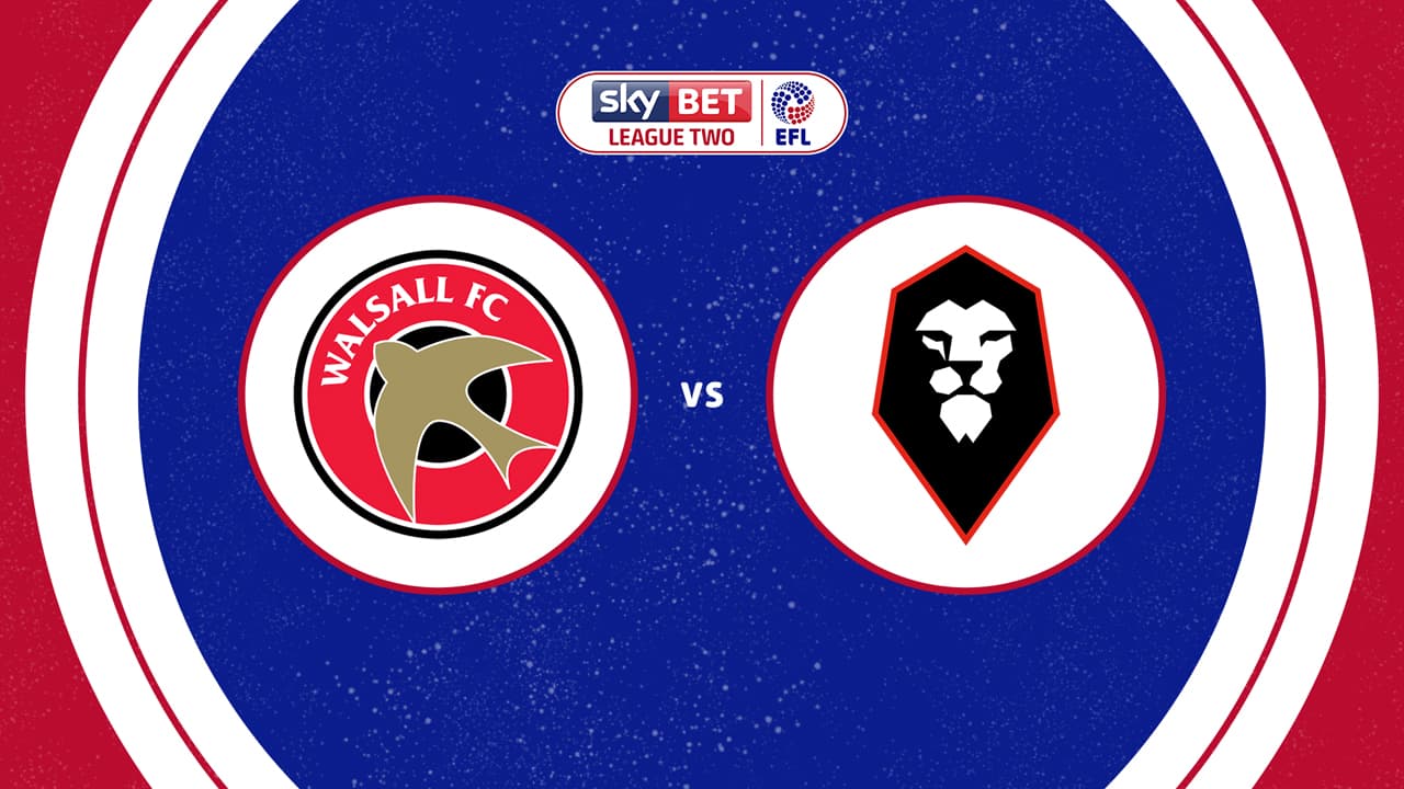 Walsall vs Salford City
