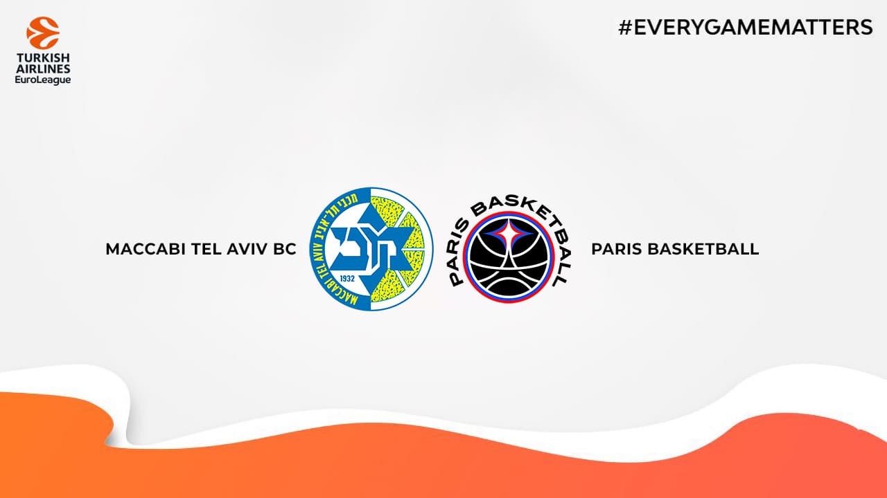 Maccabi Tel Aviv BC vs Paris Basketball