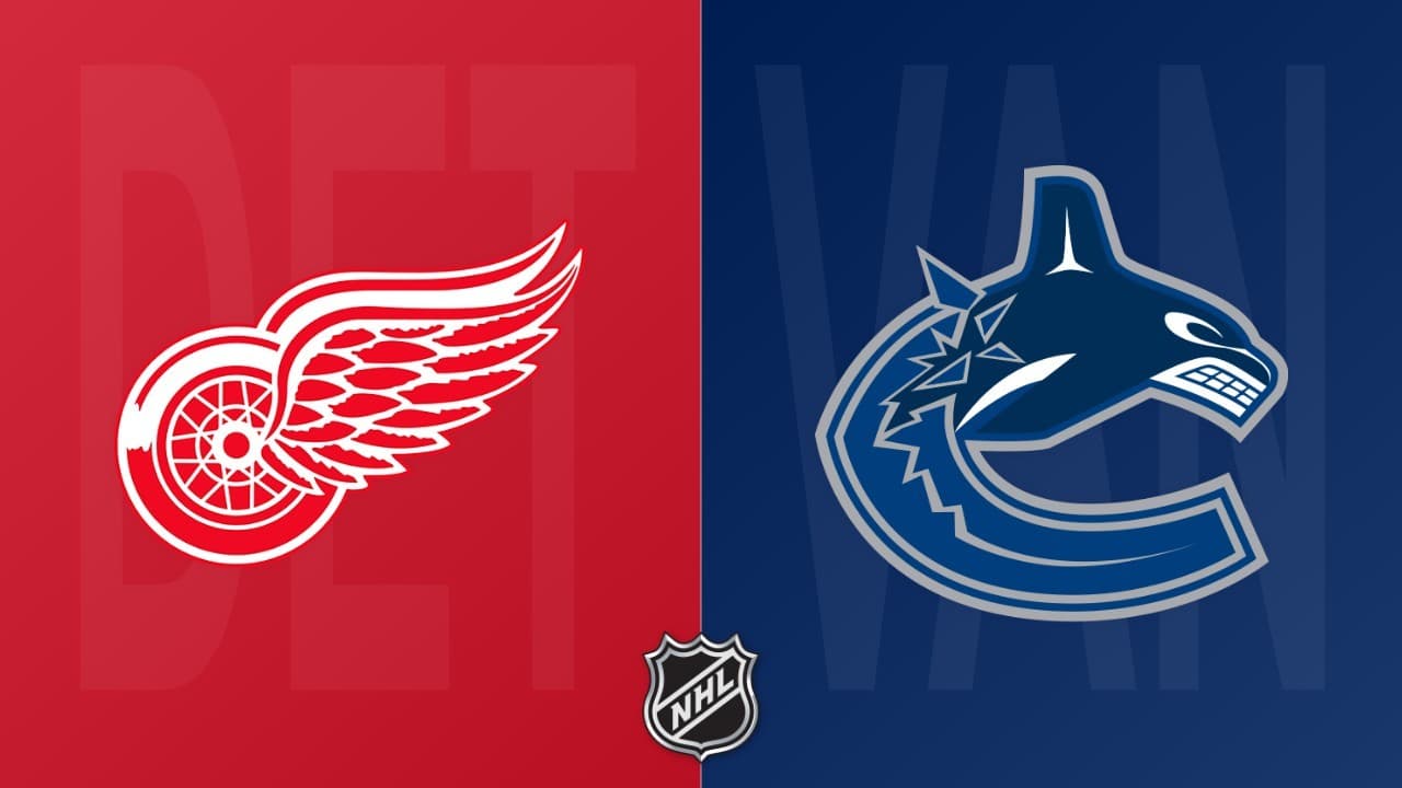 Vancouver Canucks vs Detroit Red Wings